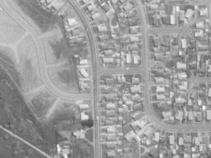 493 Mairehau Road from the air, 1975-1979