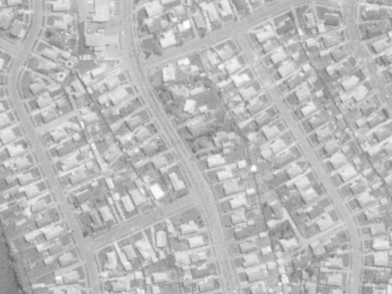 254A Burwood Road from the air, 1975-1979