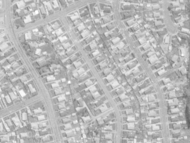 Kirner Street from the air, 1975-1979