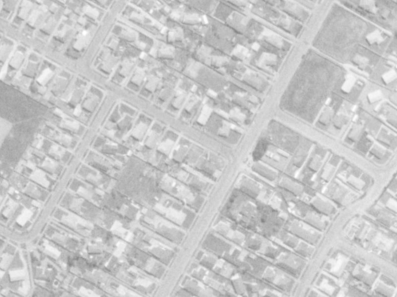 1 Cardome Street from the air, 1975-1979