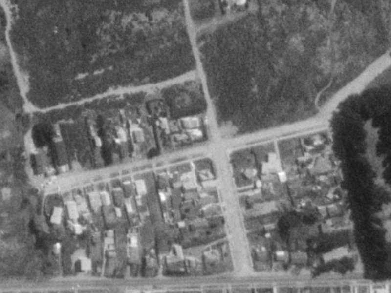 17 Larnach Street from the air, 1975-1979