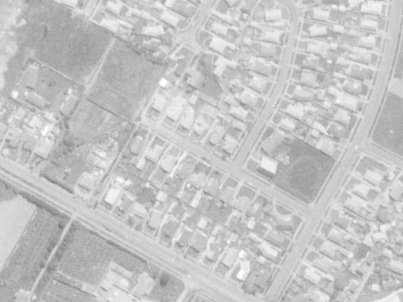 Kingrove Street from the air, 1975-1979