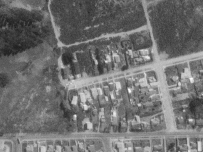 25 Larnach Street from the air, 1975-1979