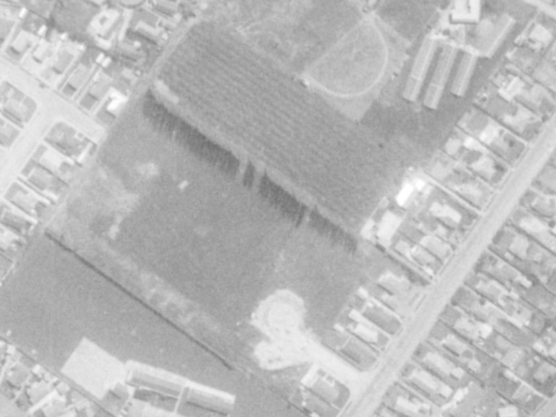 45 Tivoli Place from the air, 1975-1979