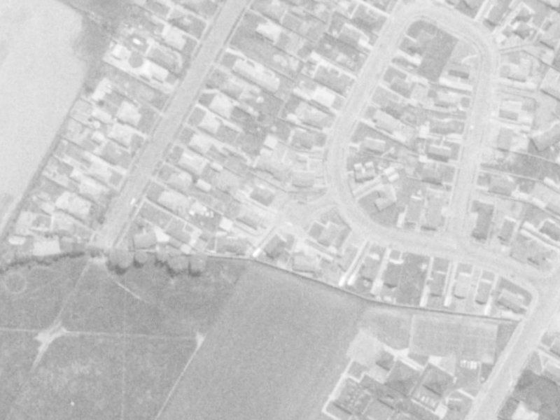 4 Meldrum Place from the air, 1975-1979