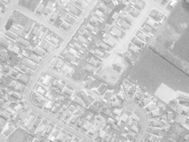 16D Tralee Place from the air, 1975-1979