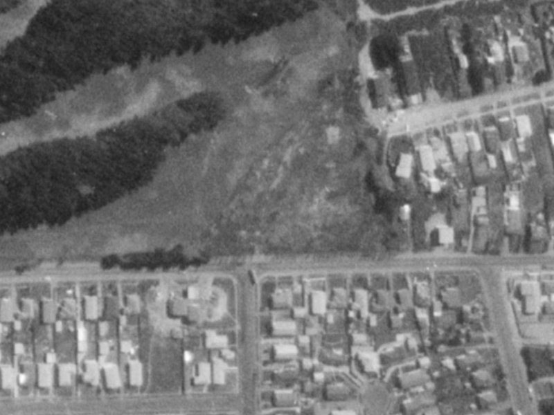 Sandholm Close from the air, 1975-1979