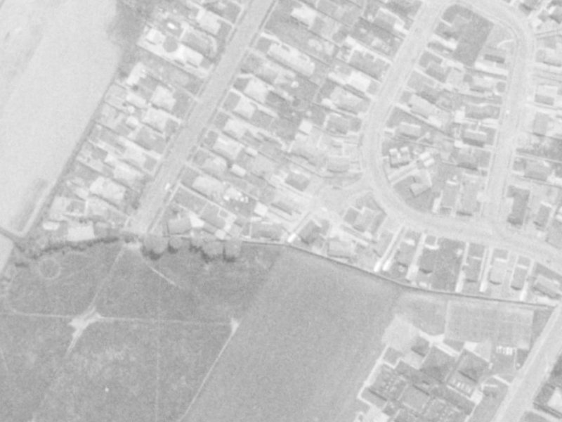 6 Meldrum Place from the air, 1975-1979