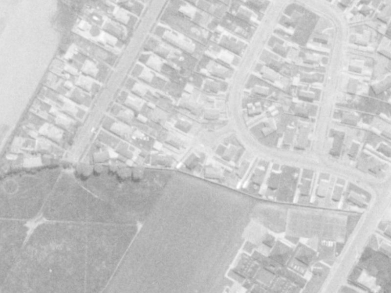 Meldrum Place from the air, 1975-1979