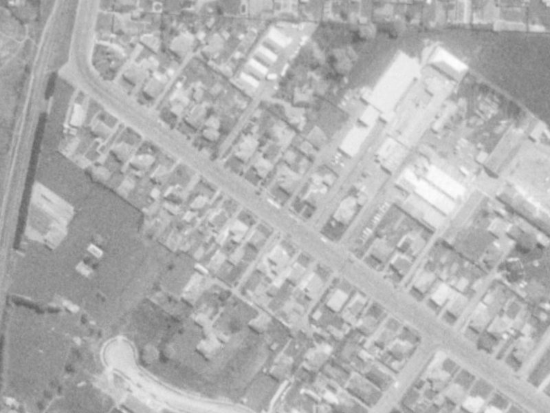 110 Vagues Road from the air, 1975-1979