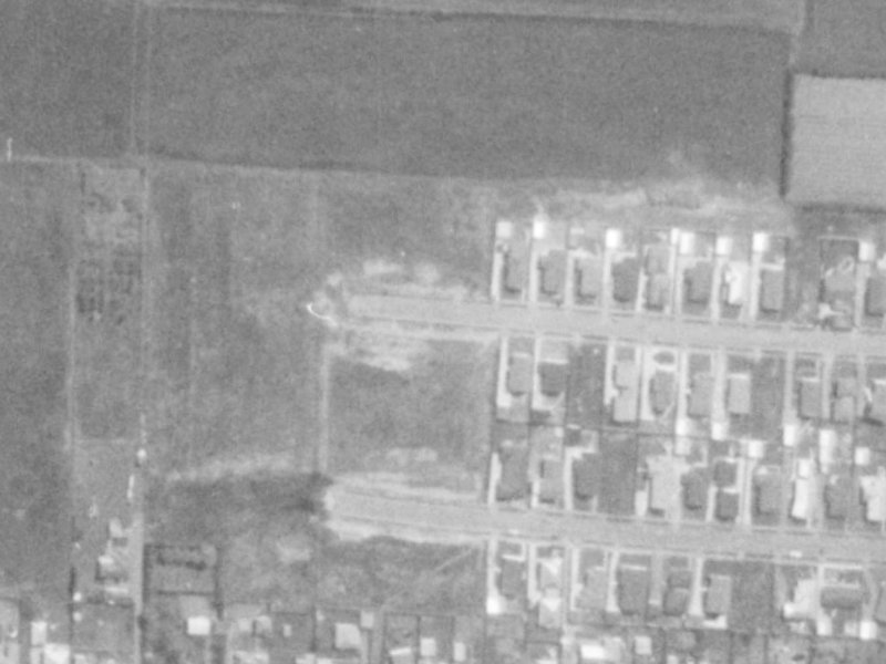 59 Sarabande Avenue from the air, 1975-1979