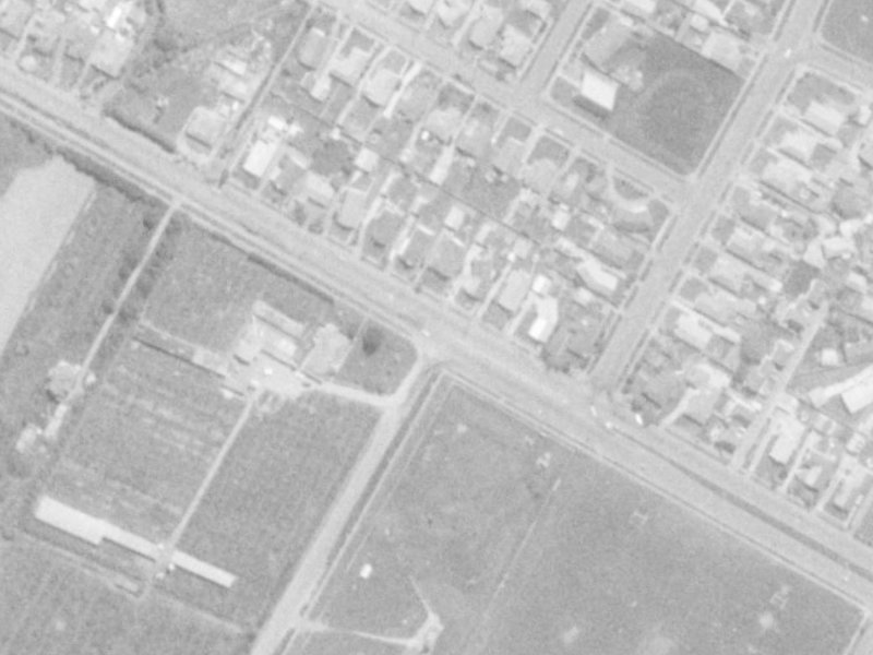 368 Harewood Road from the air, 1975-1979