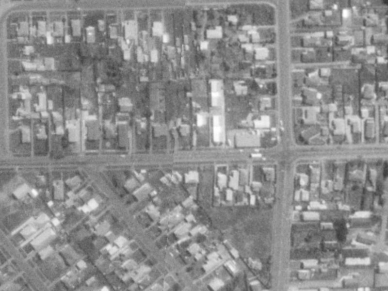 146B Beach Road from the air, 1975-1979