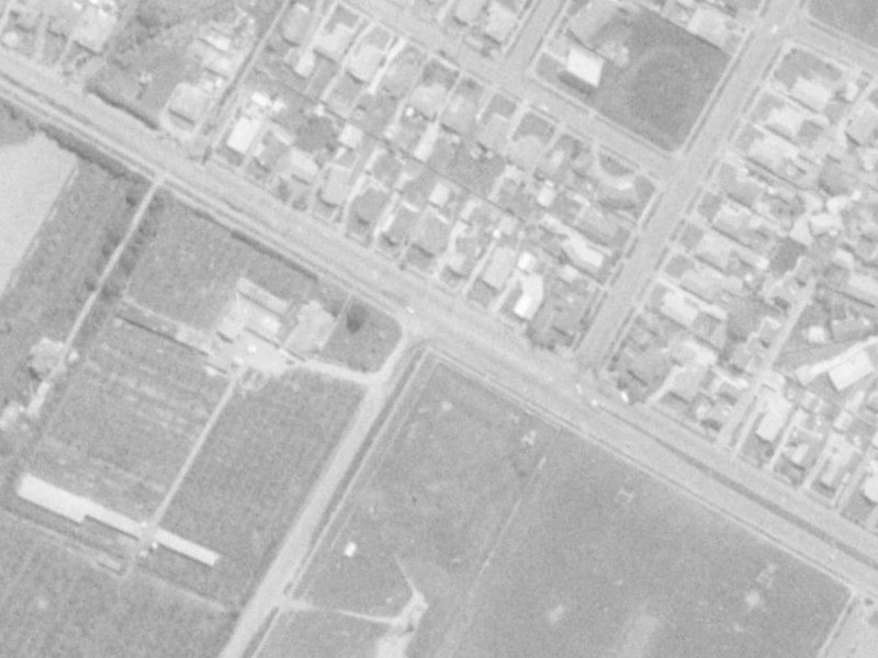 352 Harewood Road from the air, 1975-1979