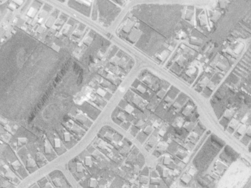51-57 Morrison Avenue from the air, 1975-1979