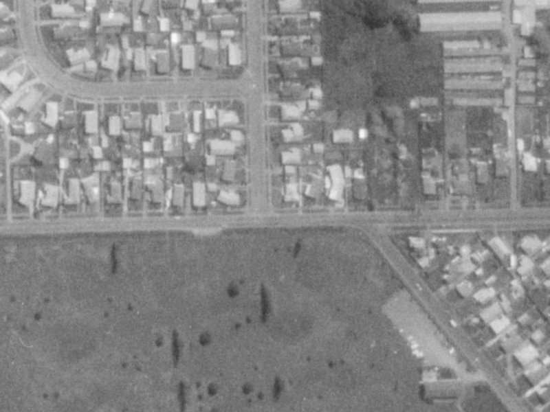 Donnington Street from the air, 1975-1979