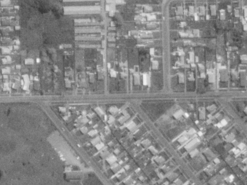 178A Beach Road from the air, 1975-1979