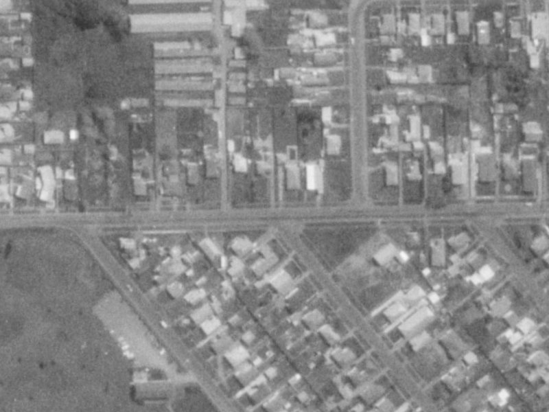 221 Beach Road from the air, 1975-1979