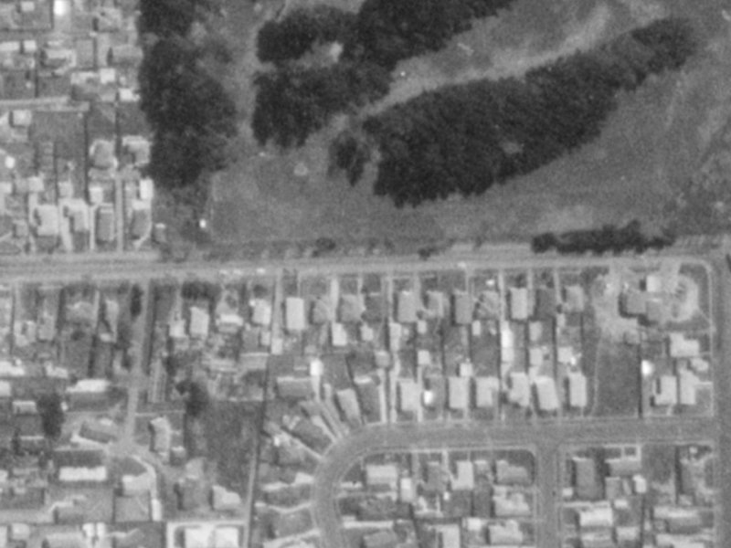 111 Beach Road from the air, 1975-1979