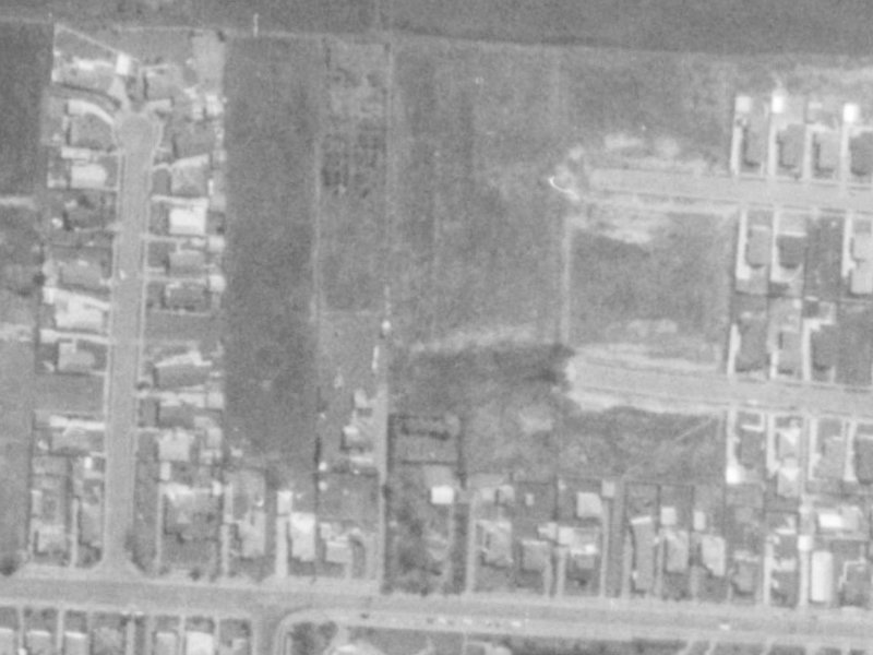 40 Greenock Street from the air, 1975-1979