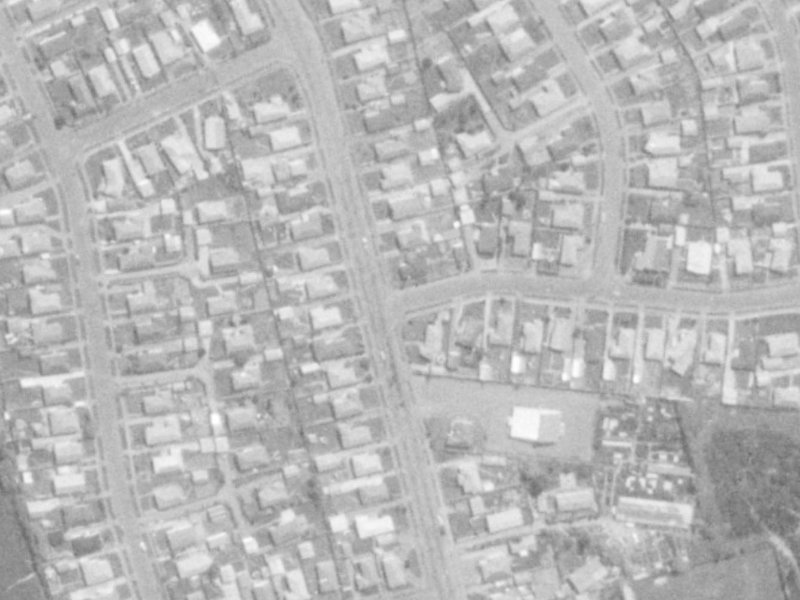 216 Burwood Road from the air, 1975-1979