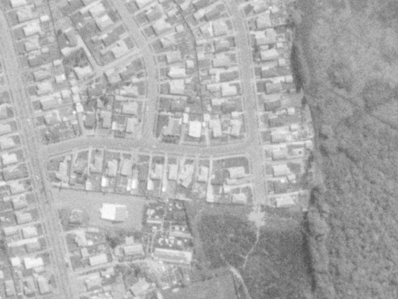 19 Helmsdale Street from the air, 1975-1979