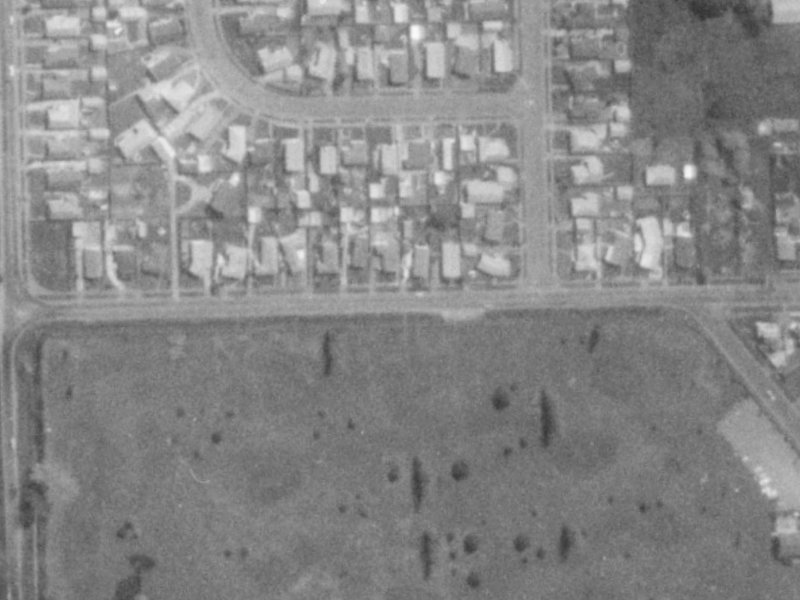 214B Queenspark Drive from the air, 1975-1979