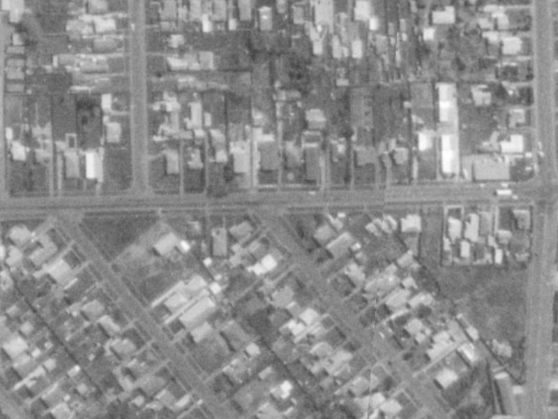 156 Beach Road from the air, 1975-1979