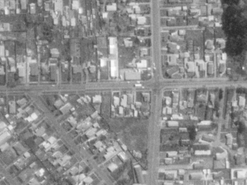187 Beach Road from the air, 1975-1979