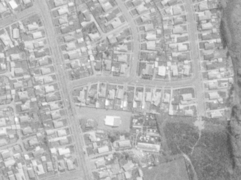 10 Helmsdale Street from the air, 1975-1979