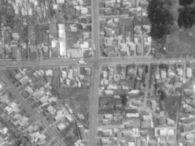 386 Bower Avenue from the air, 1975-1979