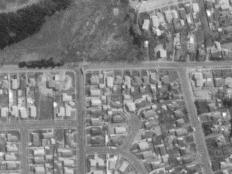 81 Beach Road from the air, 1975-1979