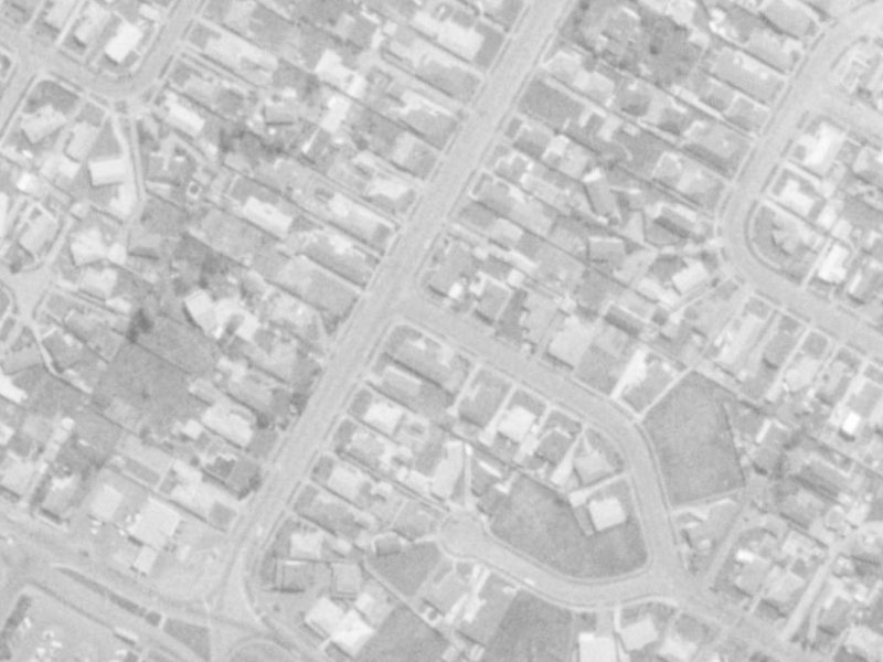 65 Bainton Street from the air, 1975-1979