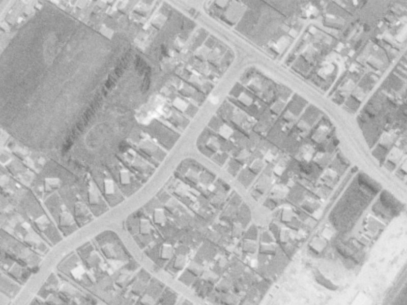 1 Virgil Place from the air, 1975-1979