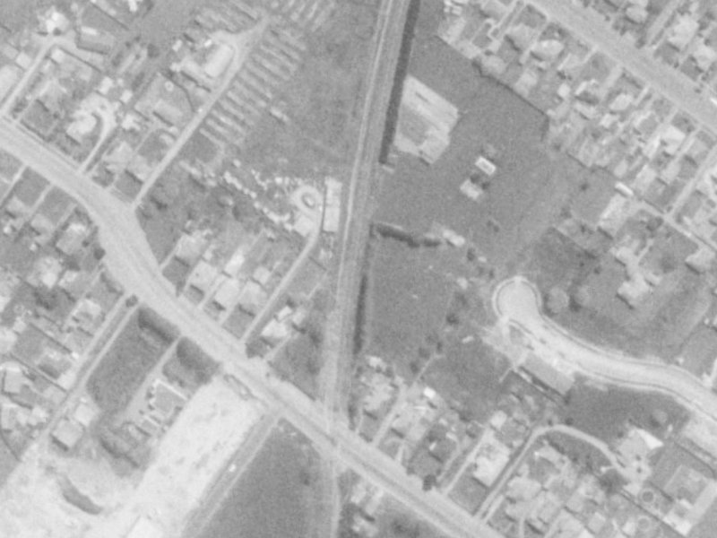 Prudhoe Lane from the air, 1975-1979