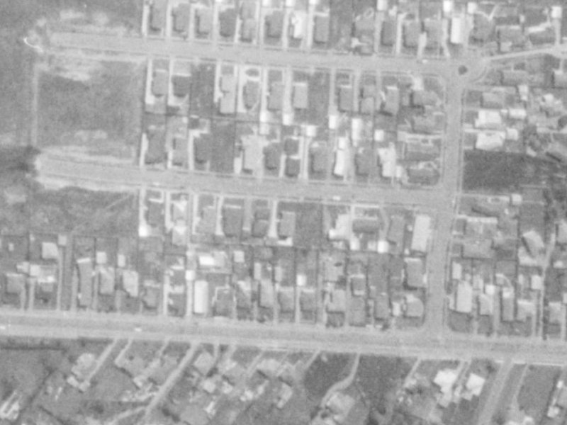 11 Greenock Street from the air, 1975-1979
