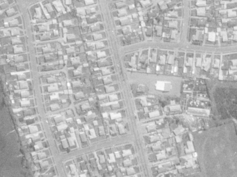 203 Burwood Road from the air, 1975-1979