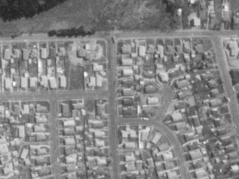 130 Effingham Street from the air, 1975-1979