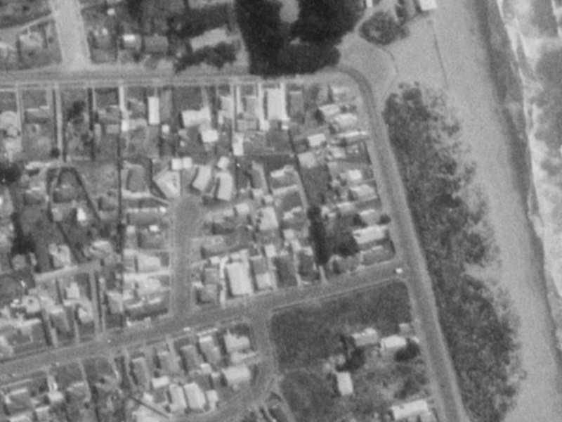 31 Pandora Street from the air, 1975-1979