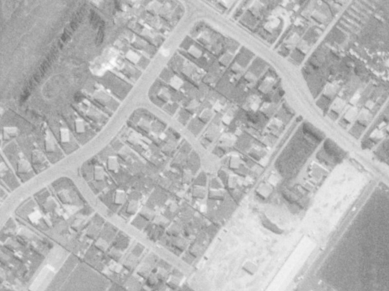 Virgil Place from the air, 1975-1979
