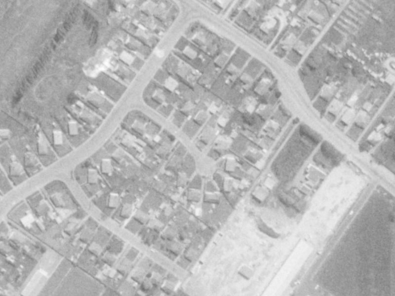 7 Virgil Place from the air, 1975-1979