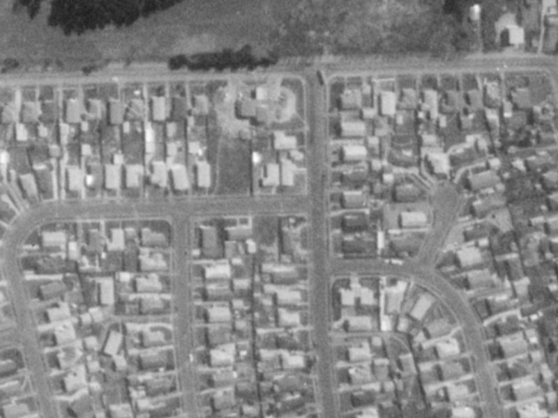 5 Pegasus Avenue from the air, 1975-1979