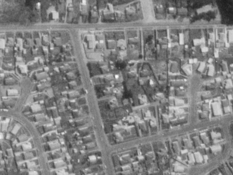 169 Bower Avenue from the air, 1975-1979