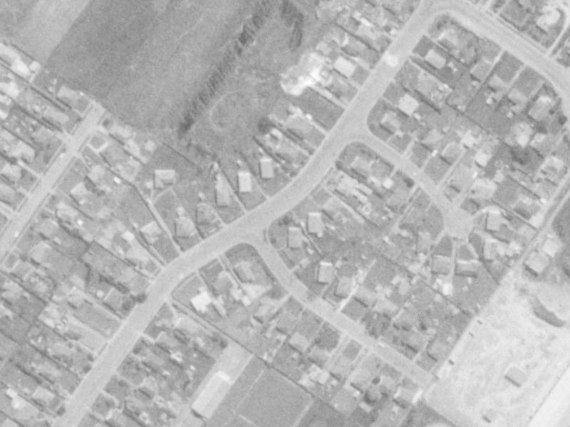 40 Morrison Avenue from the air, 1975-1979