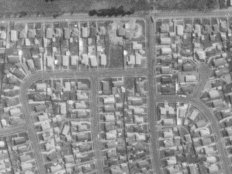 7 Pegasus Avenue from the air, 1975-1979