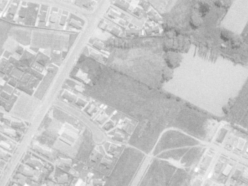 Oaktree Lane from the air, 1975-1979