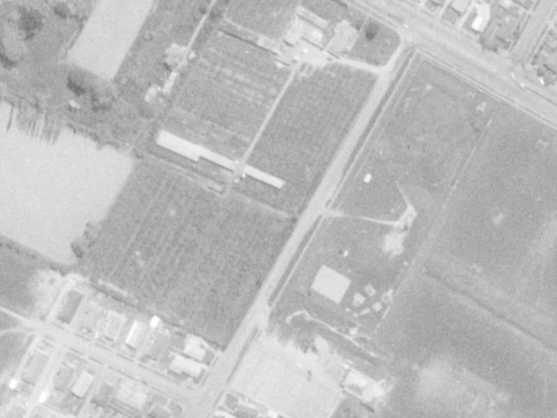 1-3 Elvira Court from the air, 1975-1979
