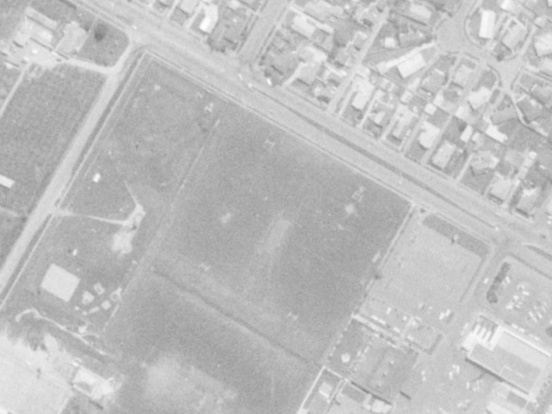 345 Harewood Road from the air, 1975-1979