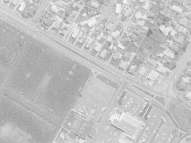 341 Harewood Road from the air, 1975-1979