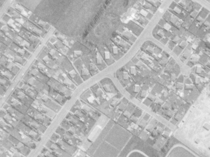 36 Morrison Avenue from the air, 1975-1979